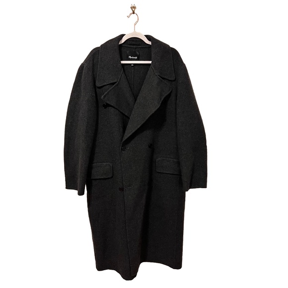 Madewell Wool Mix Overcoat - Picture 1 of 1